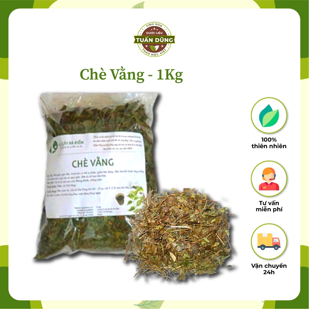 Chè Vằng Khô 1kg Hỗ Trợ Tăng Tiết Sữa, Giảm Cân, Mỡ Máu - Dược Liệu Tuấn Dũng