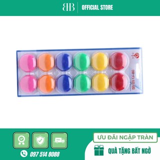 Vỉ nam châm dính bảng từ ( 1 vỉ = 12 viên)