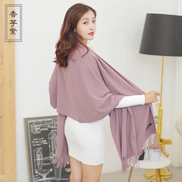 [XẢ LỖ] Khăn Cashmere - Khăn quàng cổ Len lông cừu Thời trang
