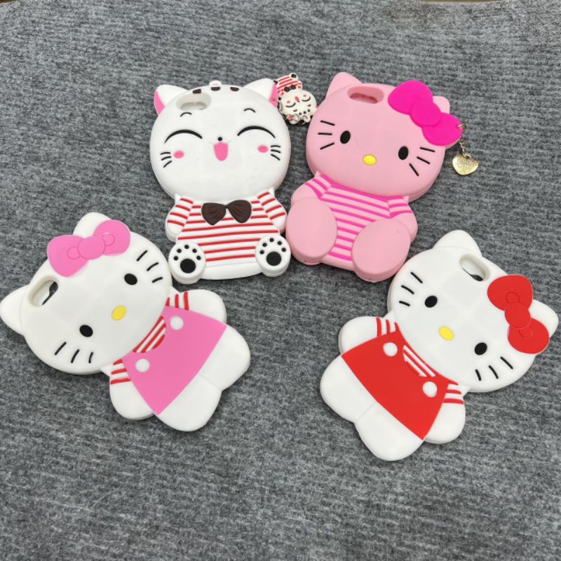 Ốp lưng iPhone 5 / 5S / 5SE dẻo mèo kitty siêu cute chống sốc