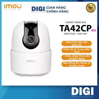  Camera Wifi IMOU TA42CP 4M QHD 2K Xoay 360 Độ- Đàm Thoại 2 Chiều- Báo Động Chống Trộm- Trong Nhà Chính Hãng