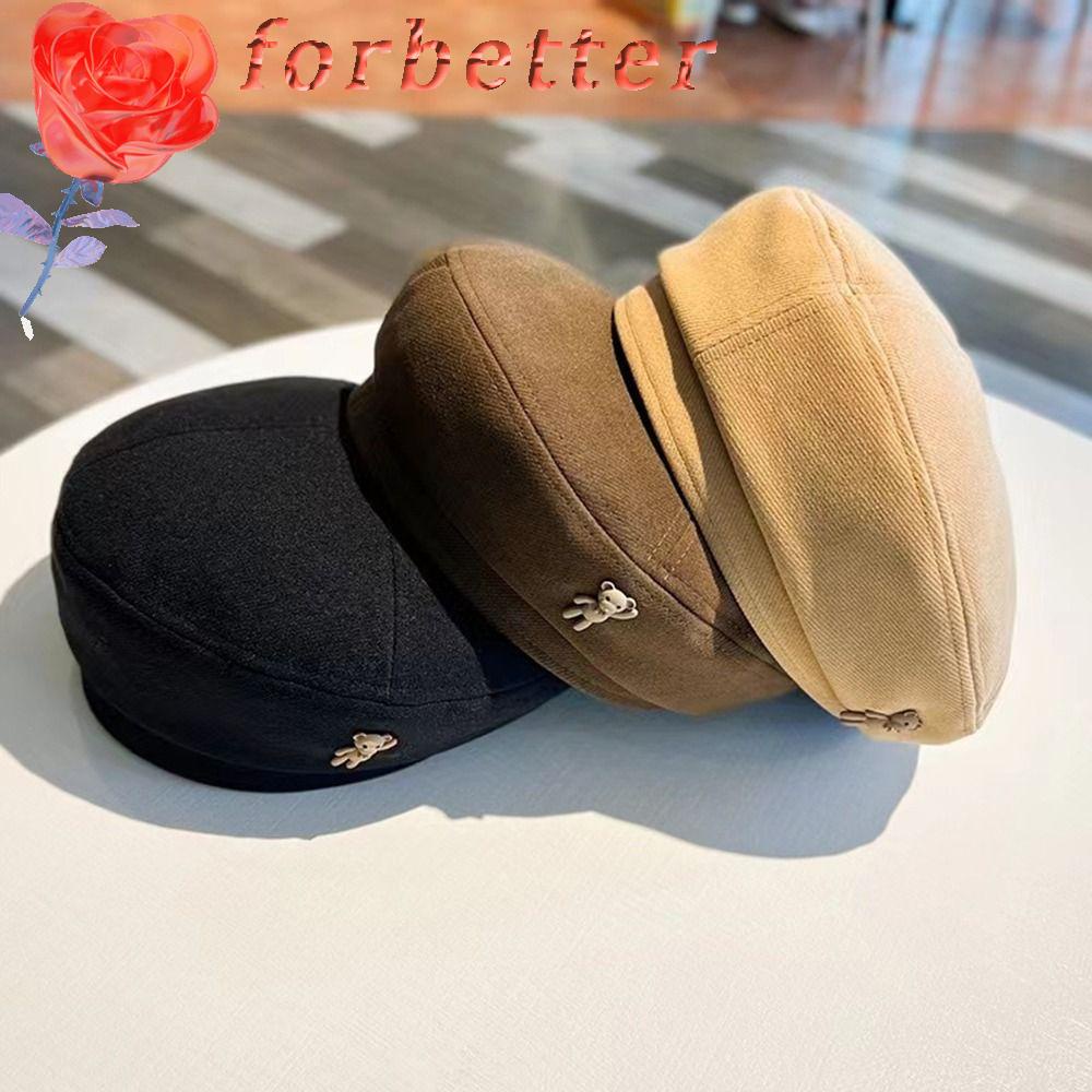 Mũ Nồi Hình Gấu Hoạt Hình Giữ Ấm Mùa Đông Thanh Lịch Cho Nữ