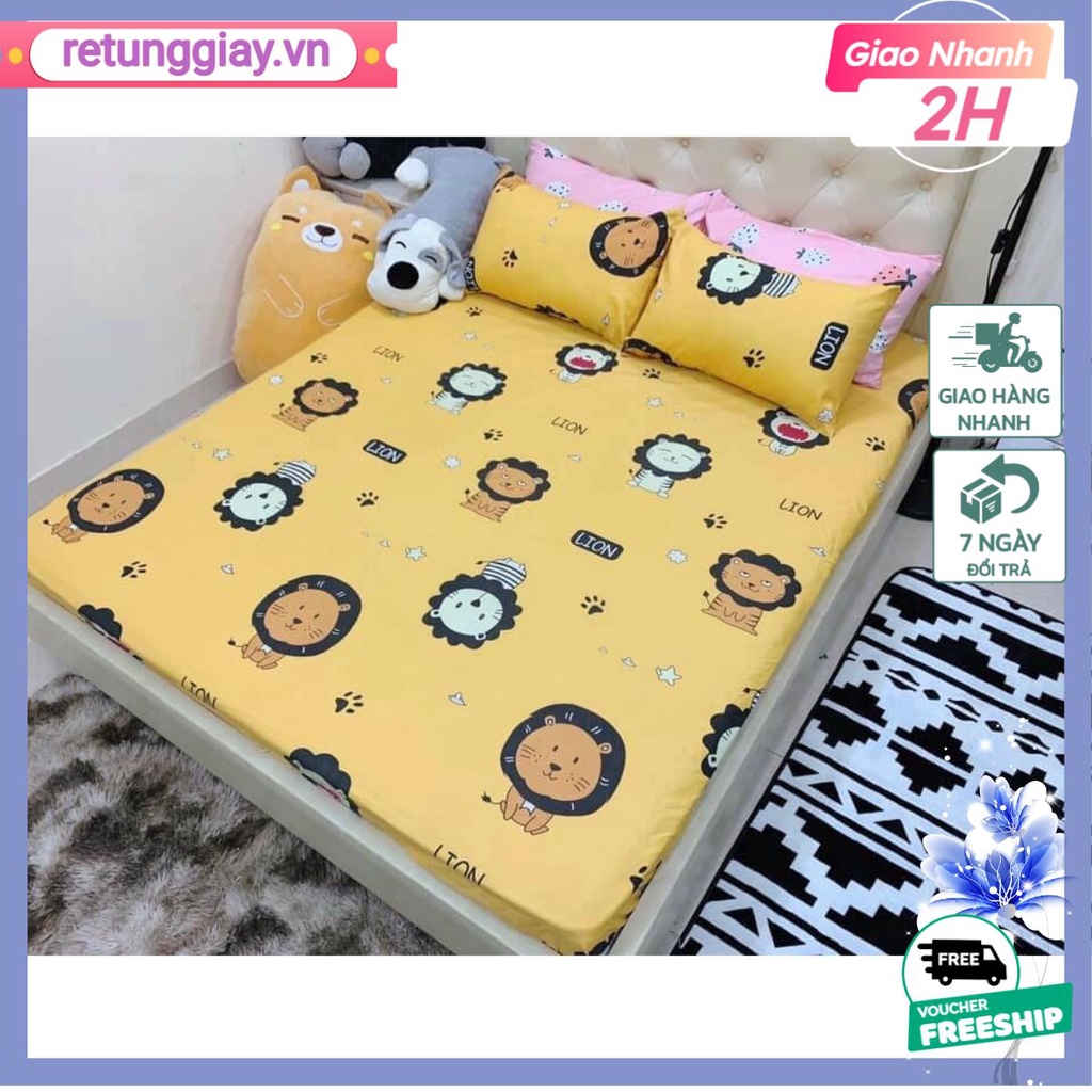 vải poly cotton,chọn mẫu-sư tử vàng