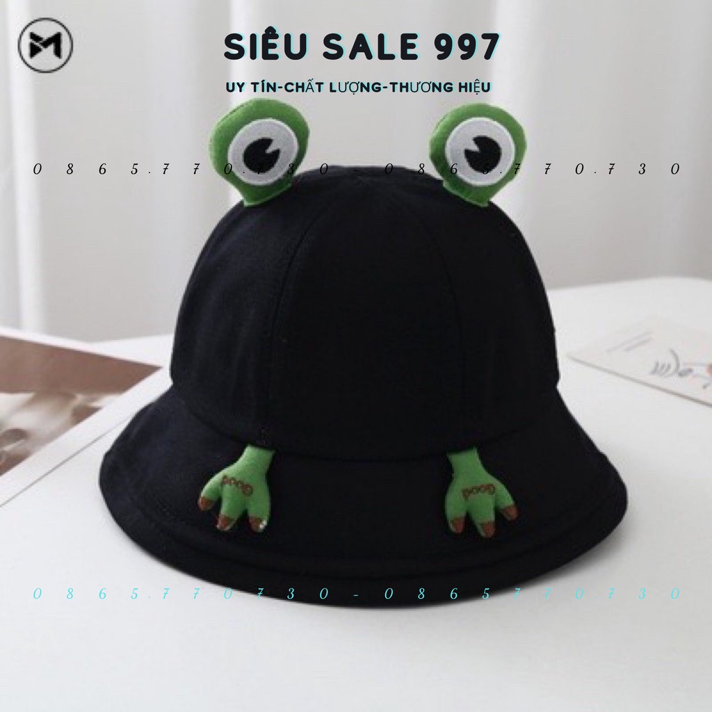 NÓN VÀNH ẾCH QC KAKI DÀY DẶN CÓ DÂY ĐIỀU CHỈNH HÀNG LOẠI 1