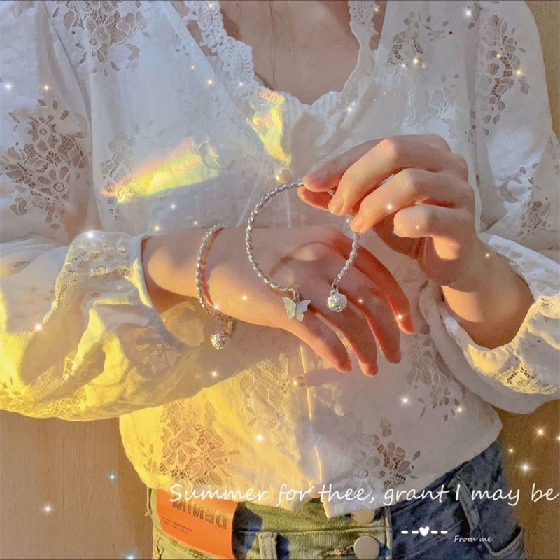 Vòng đeo tay RINHOO FRIENDSHIP có thể điều chỉnh kích thước thời trang phong cách Hàn Quốc cho nữ