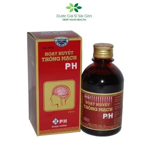 Cao Lỏng Hoạt Huyết Thông Mạch P/H bổ huyết, thông mạch (250ml)