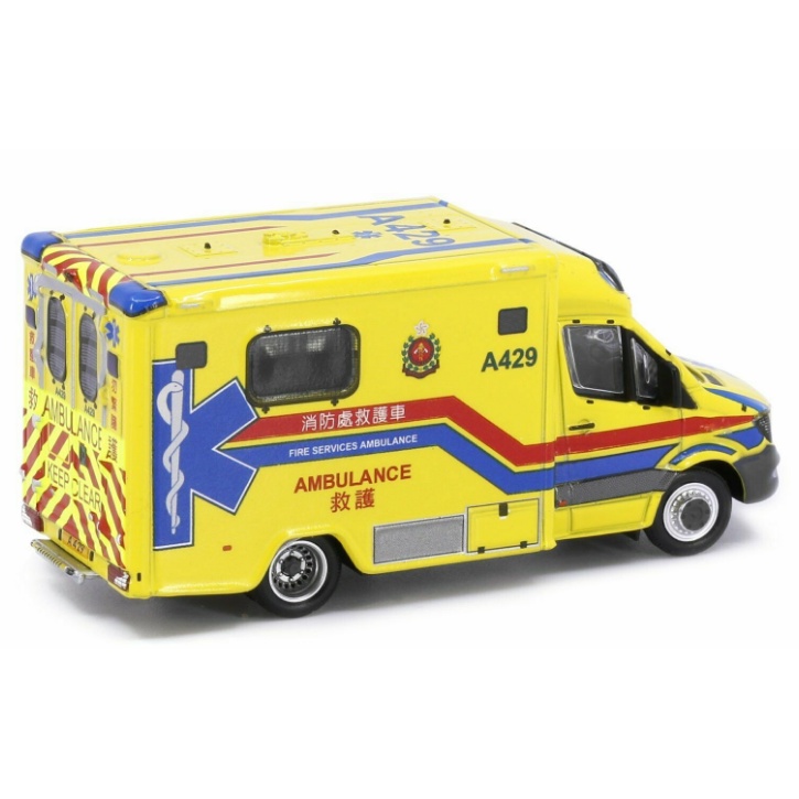 Mô hình ô tô Mercedes Benz Sprinter / Ford 1/76 Tiny