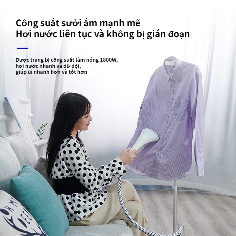 KONKA Official Store Bàn ủi hơi nước dạng đứng KONKA KZ-GT23 nhập khẩu chính hãng cao cấp phù hợp mọi chất vải