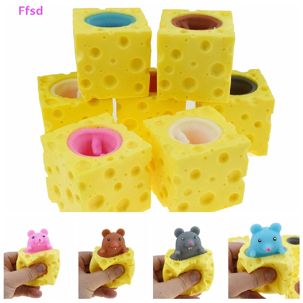 Đồ Chơi Nắn Bóp Giúp Giải Tỏa Căng Thẳng Hình Chú Chuột Vui Nhộn