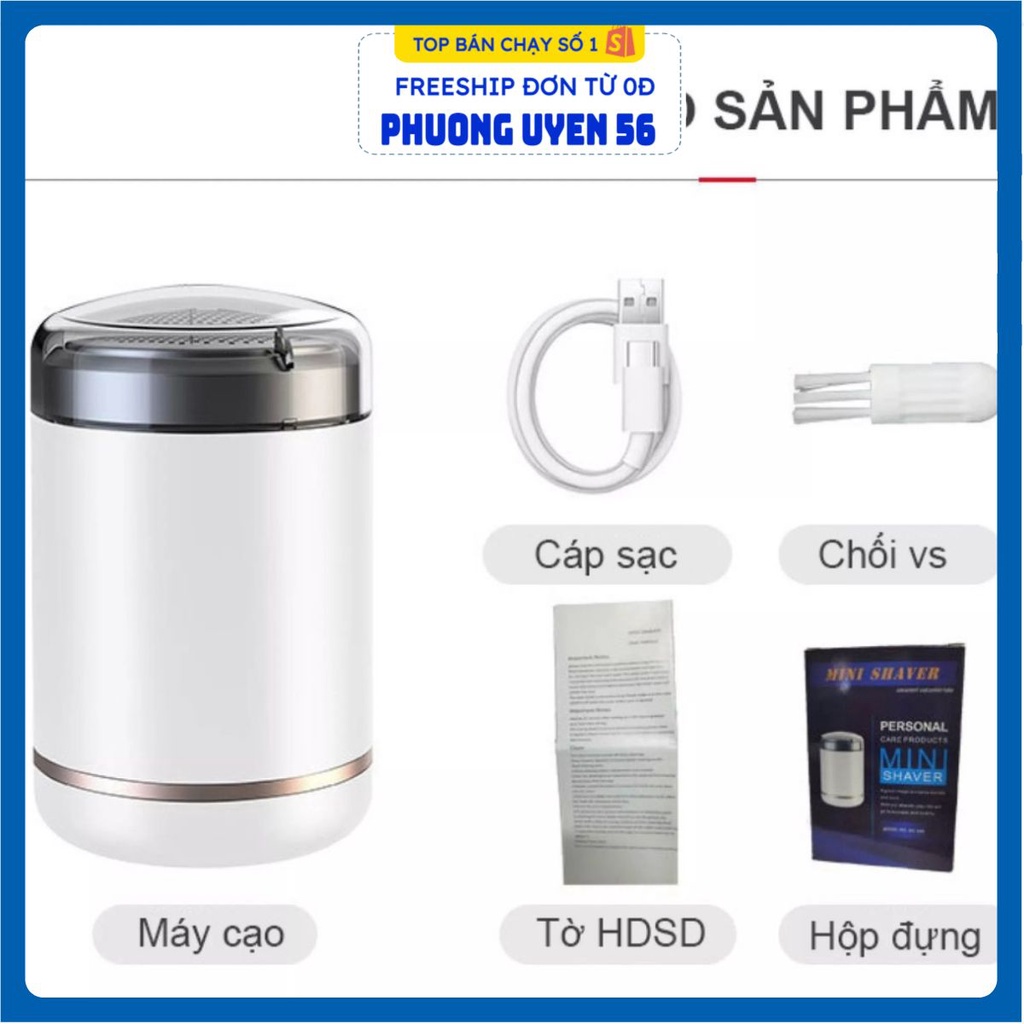 MÁY CẠO RÂU MINI SHAVER PHONG CÁCH MẠNH MẼ HÀNG XUẤT NHẬT - DAO CẠO LÔNG CƠ THỂ AN TOÀN DAO5636