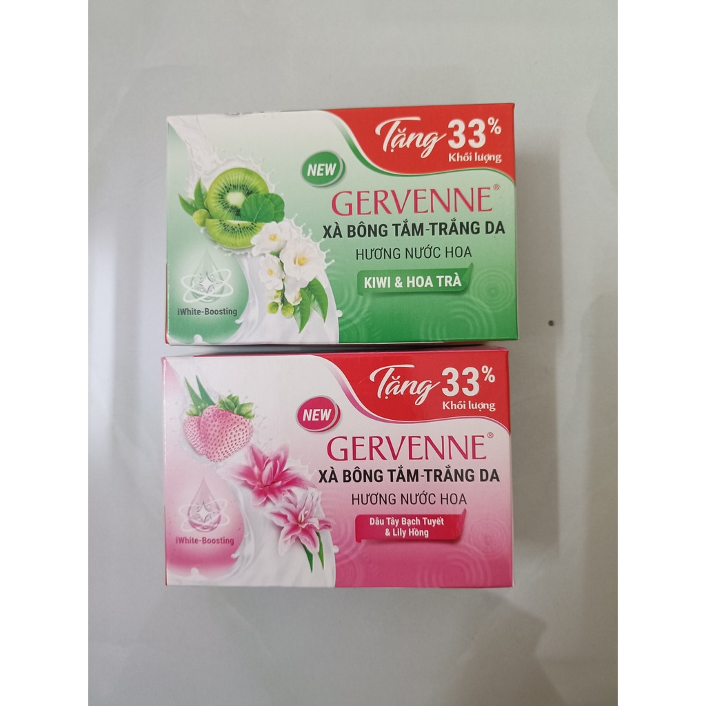(Tăng 30% giá không đổi) Xà bông cục Gervenne 120g