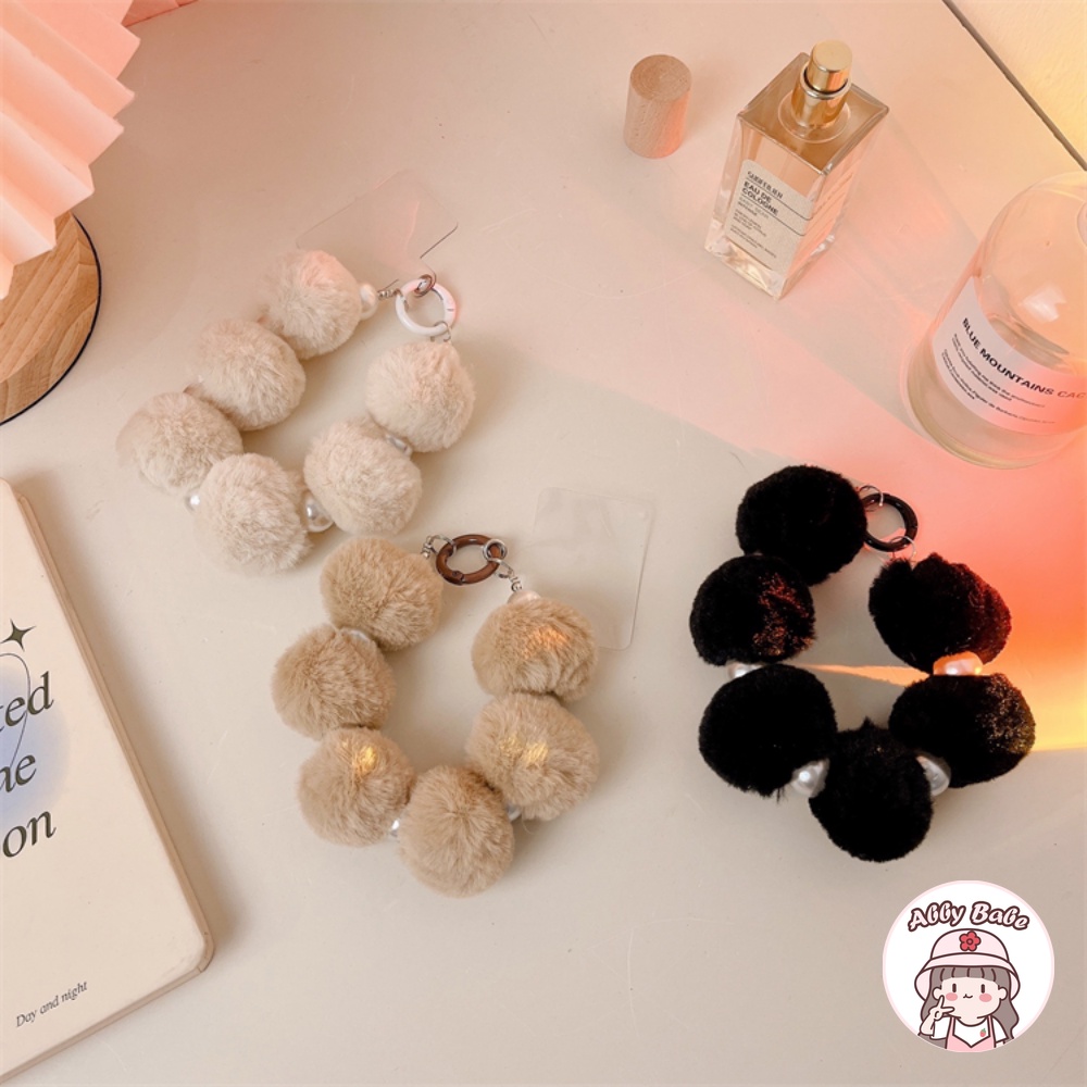 Ốp Điện Thoại Gắn Móc Khóa Thỏ Bông Mềm Mại Cho IPhone 14 13 12 11 Pro Max XS Max XR 8 7 Plus