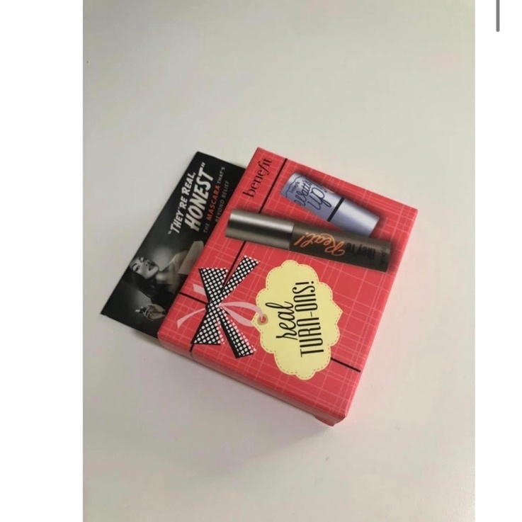 Mini Set Benefit Real Turn - Ons Bắt Sáng Thỏi Mascara