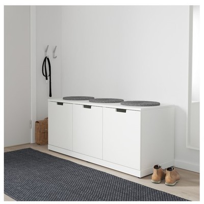 BANALDO, Tủ lưu trữ 3 ngăn kéo lớn STO_010, 120x47x53cm, tủ gỗ Scandi Home