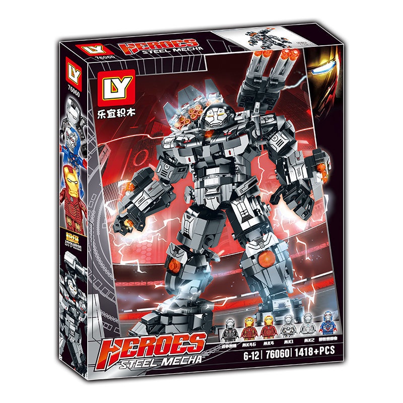 Bộ Đồ Chơi Lắp Ráp Lego Iron Man / Super Hulk / The Big Runaway