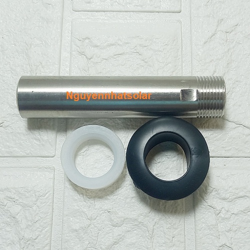 Combo 1 ron silicon 25 + 1 ron cao 25 + 1 ty inox phi 25 cho máy nước nóng năng lượng mặt trời (loại tốt)