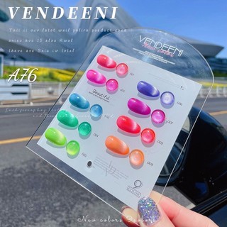 Sơn gel mắt mèo 9 màu A76 vendeeni