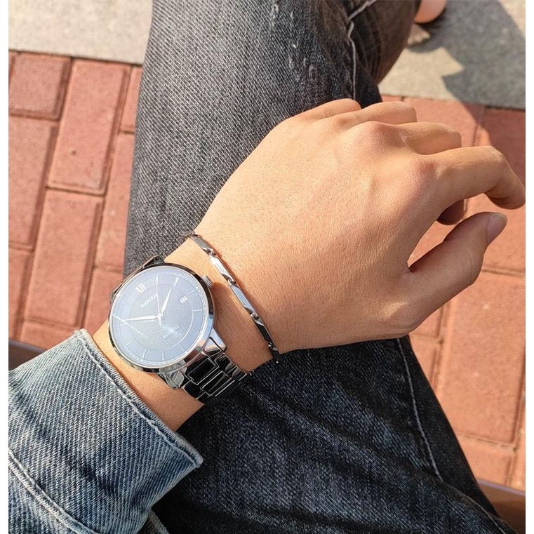 [LÌ XÌ NHẪN] Vòng tay Xích Trơn nam PT9 - KuuClothes