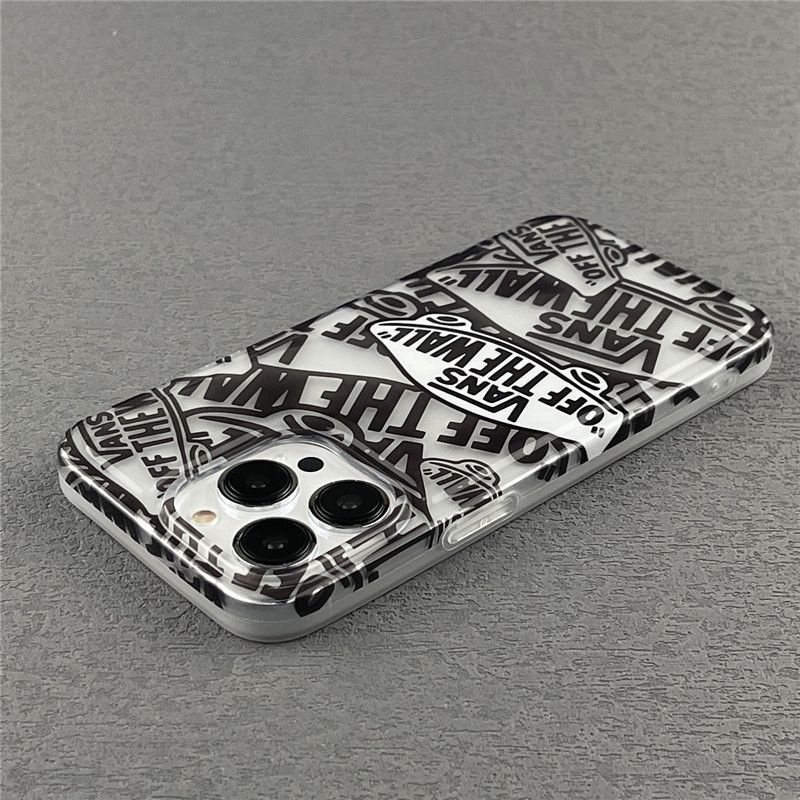 Ug Ốp Điện Thoại Đệm Khí Hình Graffiti Tiếng Anh Cho Iphone 11promax 14pro 13pro 8plus xsmax 14promax 13 12 11 7PCL