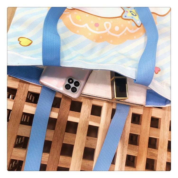 Túi Xách Đeo Vai Sức Chứa Lớn Mẫu 2021 Họa Tiết Chú Chó Tai To Cho Nữ