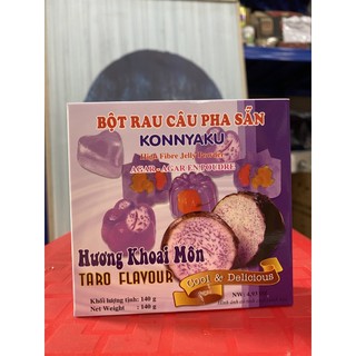Bột Rau Câu Pha Sẵn Konnyaku Hương Khoai Môn