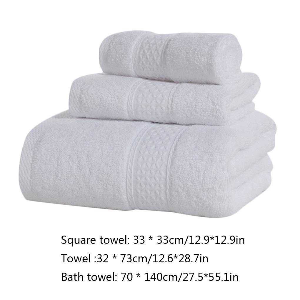 Set 3 Khăn Lau Mặt Mềm Mại Thấm Hút Mồ Hôi