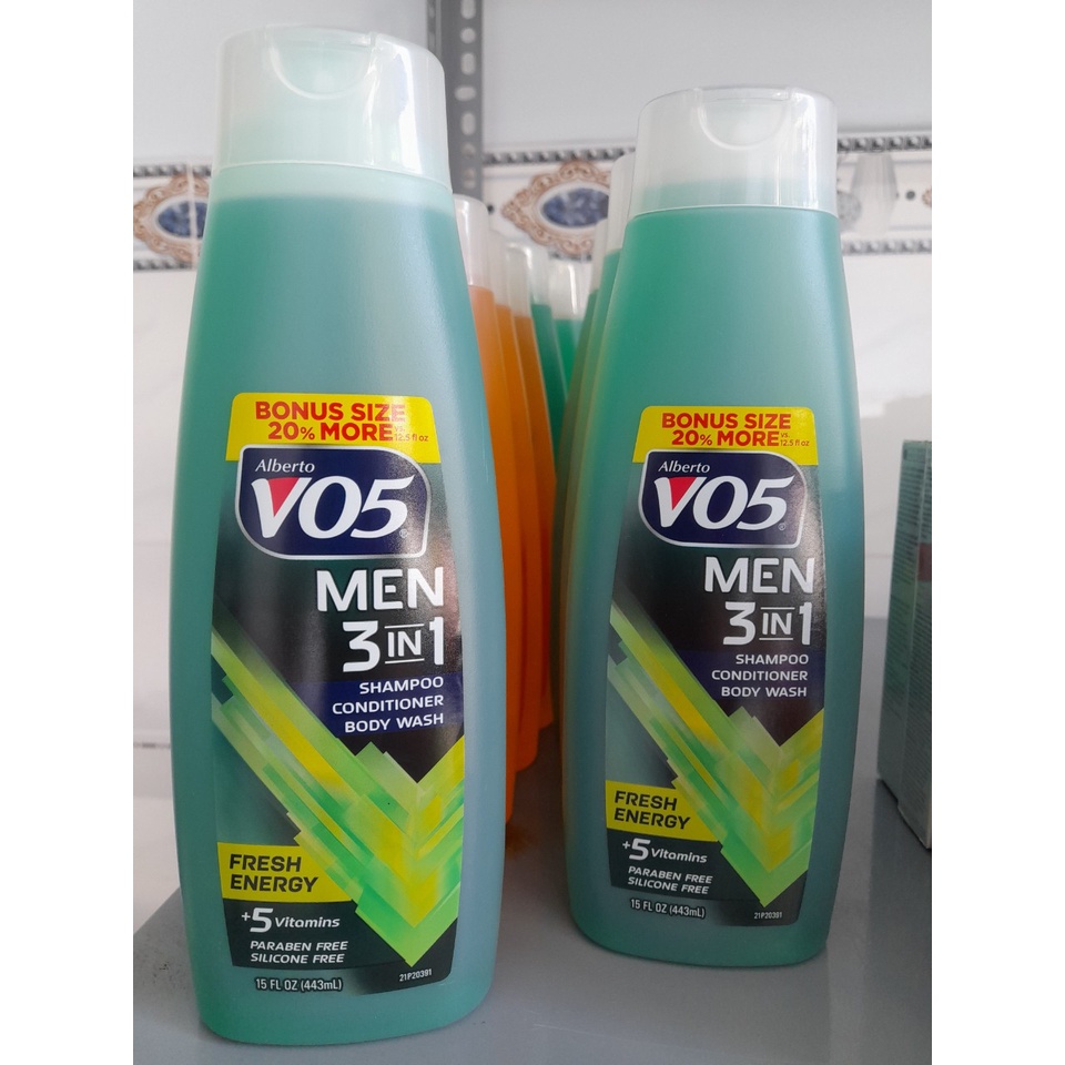 Dầu tắm gội xả Alberto VO5 Men 3in1