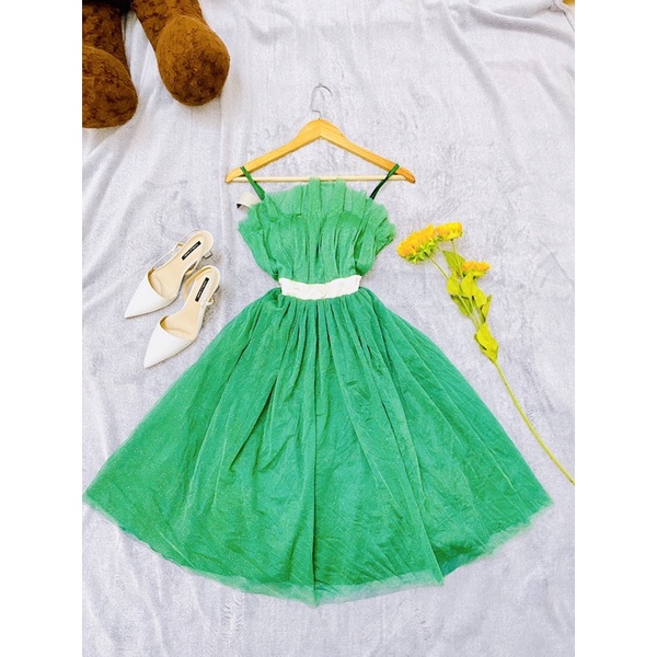 Đầm Nhũ Đi Tiệc Có Mút Ngực, 2hand