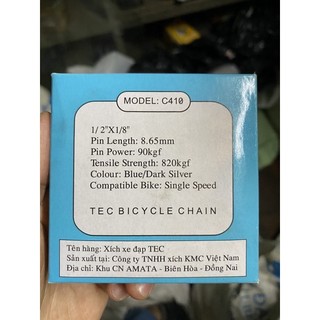 Xích xe đạp xích TEC (0.22)