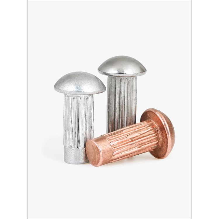 Đinh Tán Đầu Tròn Bằng Đồng / Nhôm M2 M2.5 M3 GB827 Chuyên Dụng Cho Ghi Tên Đĩa