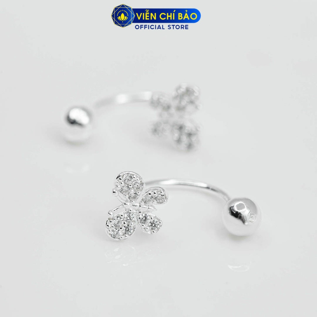 Bông tai bạc nữ pretty butterfly chất liệu bạc 925 thời trang phụ kiện trang sức nữ Viễn Chí Bảo B400243