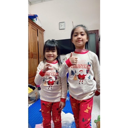 Bộ noel cho bé gái mặc mẫu