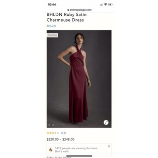 Đầm maxi cổ yếm satin lụa xuất xịn BHLDN