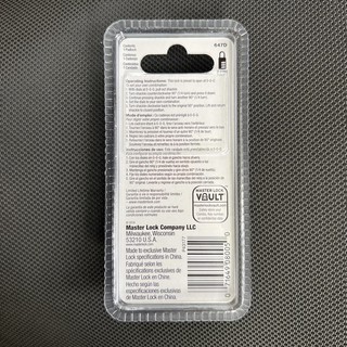 Khóa vali 3 số Master Lock 647D - MSOFT