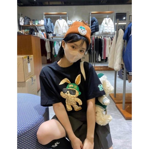 Áo thun mlb cotton mẫu thỏ hot 2023