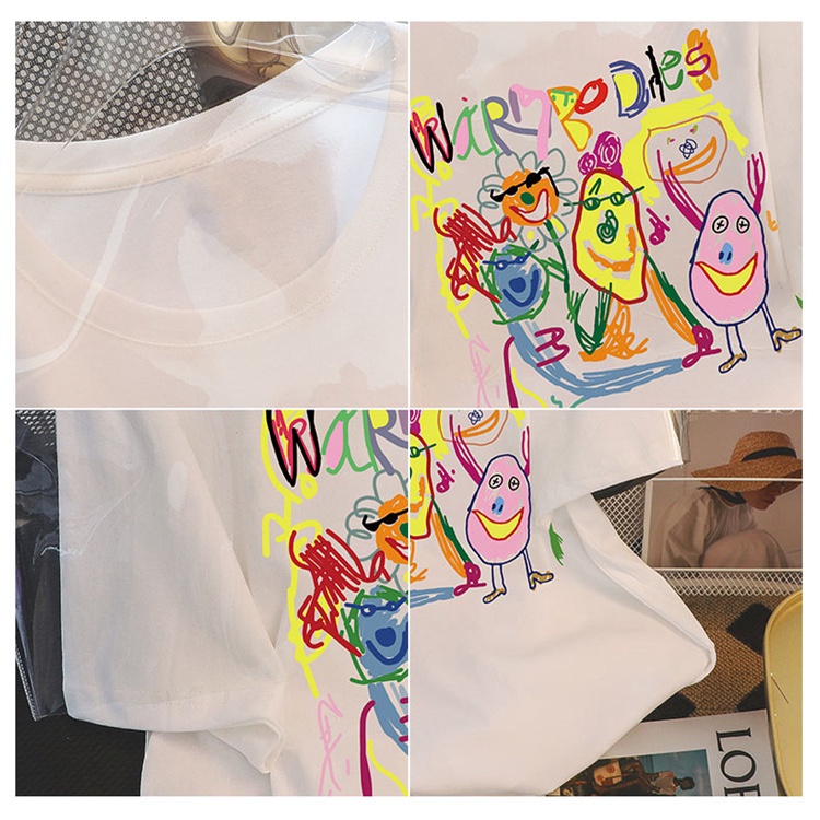 Áo thun NRVP 100% cotton tay ngắn dáng rộng