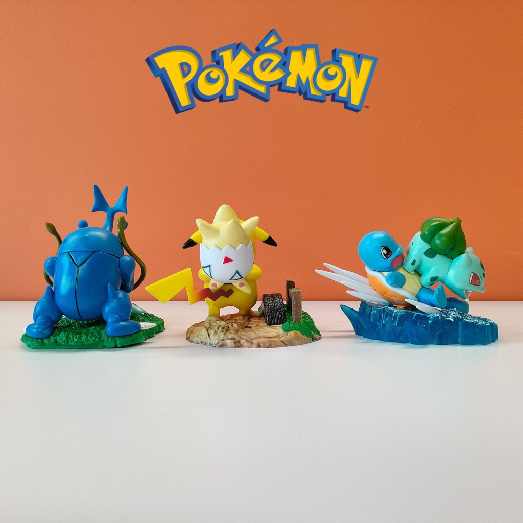 Mô hình Figure Anime Pokemon Pikachu Togepi Bulbasaur Squirtle Heracross