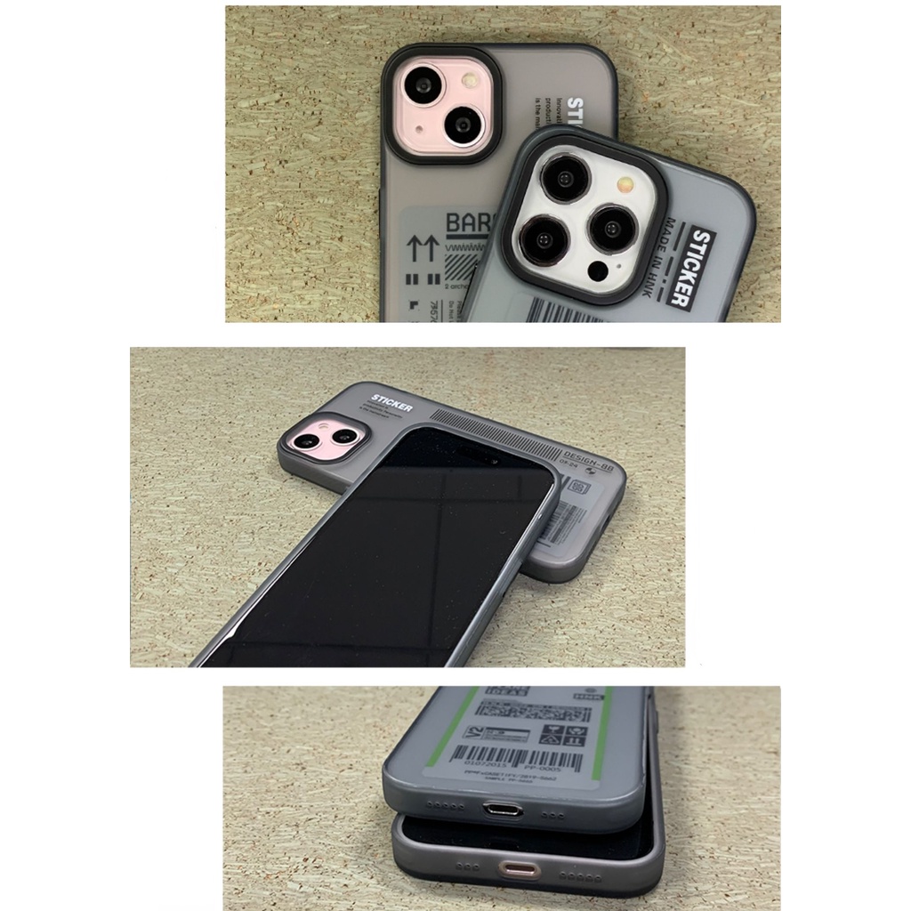 Ốp Điện Thoại Cứng Hai Mặt Nhám In Hình Vé Máy Bay Cho iPhone 14 / 13 / 12 Pro max / 13Pro / 12Pro / 12 / iPhone 11 / 14 plus