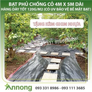 Tấm bạt phủ chống cỏ mọc 4m x 5m