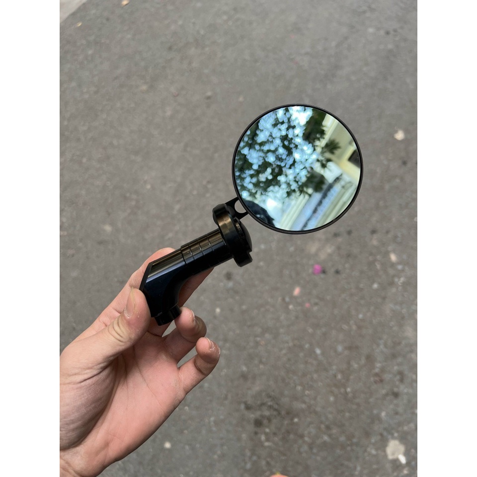 Gương chiếu hậu Hình Thoi và Hình Tròn Motogadget M.view Hàng Nhôm Cao Cấp Tràn Viền