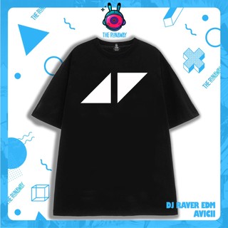 Áo phông Cotton 100% Nam / Nữ  DJ EDM Raver: Avicii 1 by The Runaway