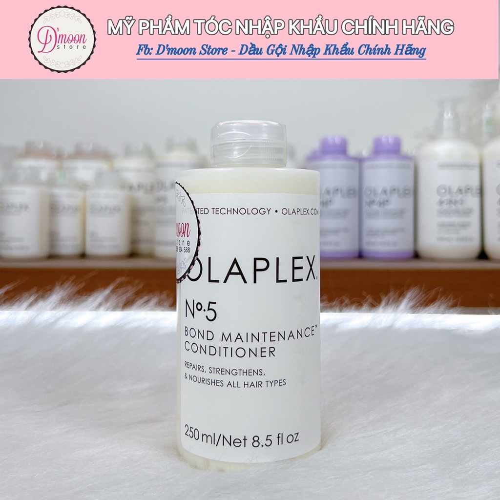 Olaplex No.4 và No.5_Gội xả phục hồi tóc khô xơ hư tổn 250ml