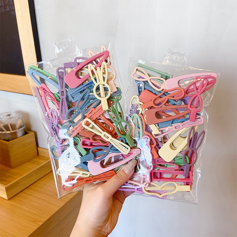 Bộ 7 Kẹp Tóc Kim Loại Đơn Giản Thời Trang Hàn Quốc