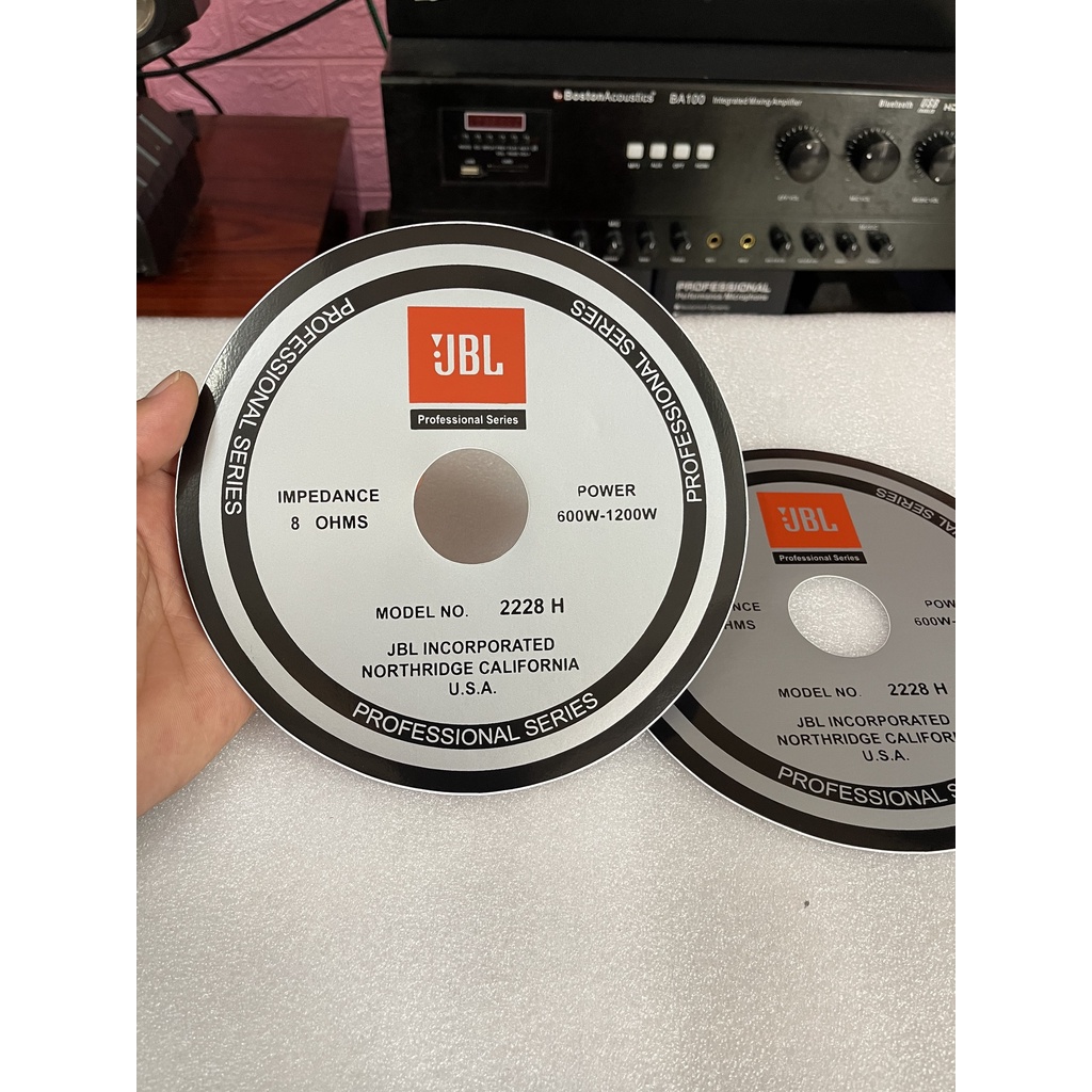 Tem Củ Từ Loa JBL 2228H Decal
