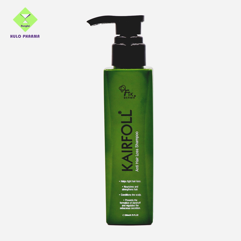 Dầu Gội Sạch Gàu Và Ngừa Rụng Tóc Giúp Tóc Mềm Bóng Mượt Fixderma Kairfoll Shampoo 200ml