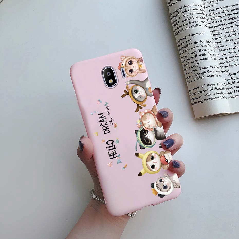 Ốp Điện Thoại Silicon Mềm Hình Phi Hành Gia Cho Samsung Galaxy J4 2018 Samsung J4 J400 SM-J400F Shell 5.5 inch