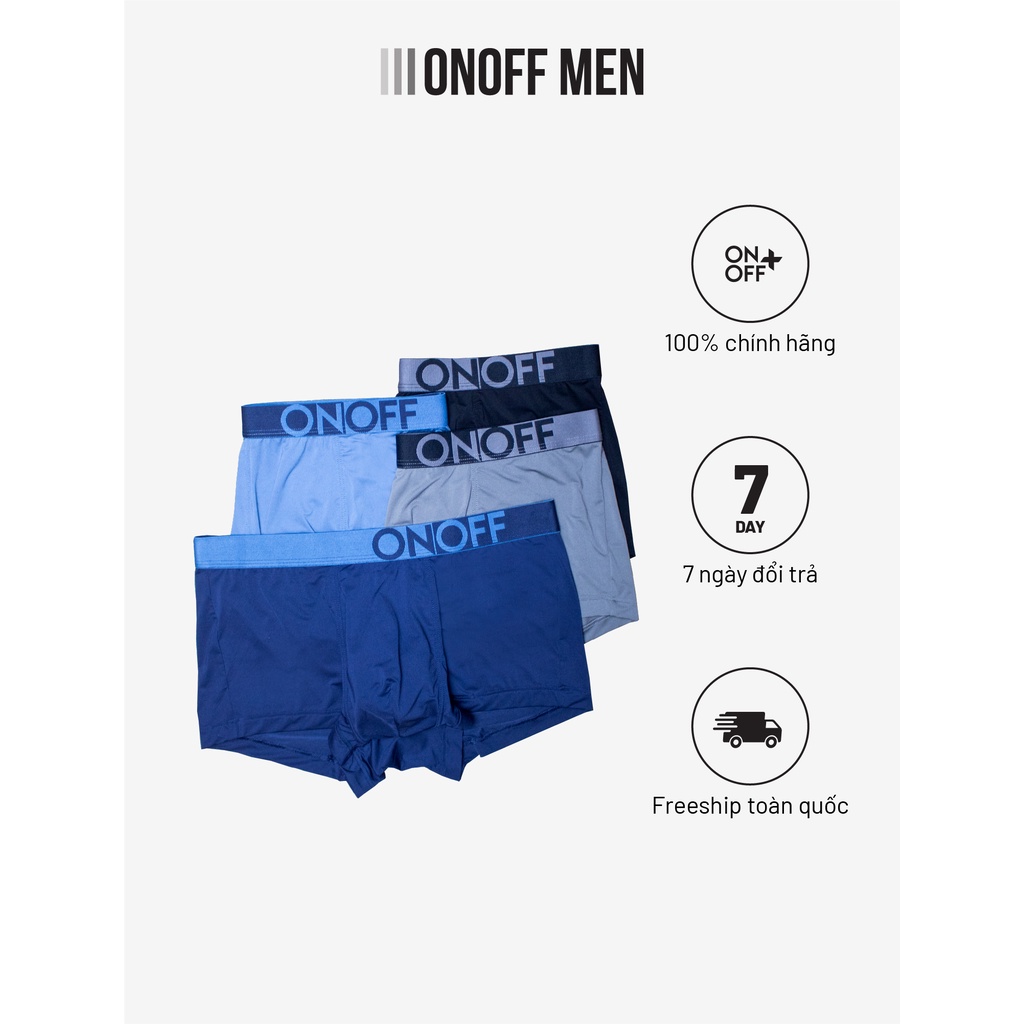Quần lót nam dáng boxer Microfiber Mesh siêu mảnh lỗ thoáng khí cao cấp mỏng, mát, nhẹ chính hãng ONOFF - 18UO22A022