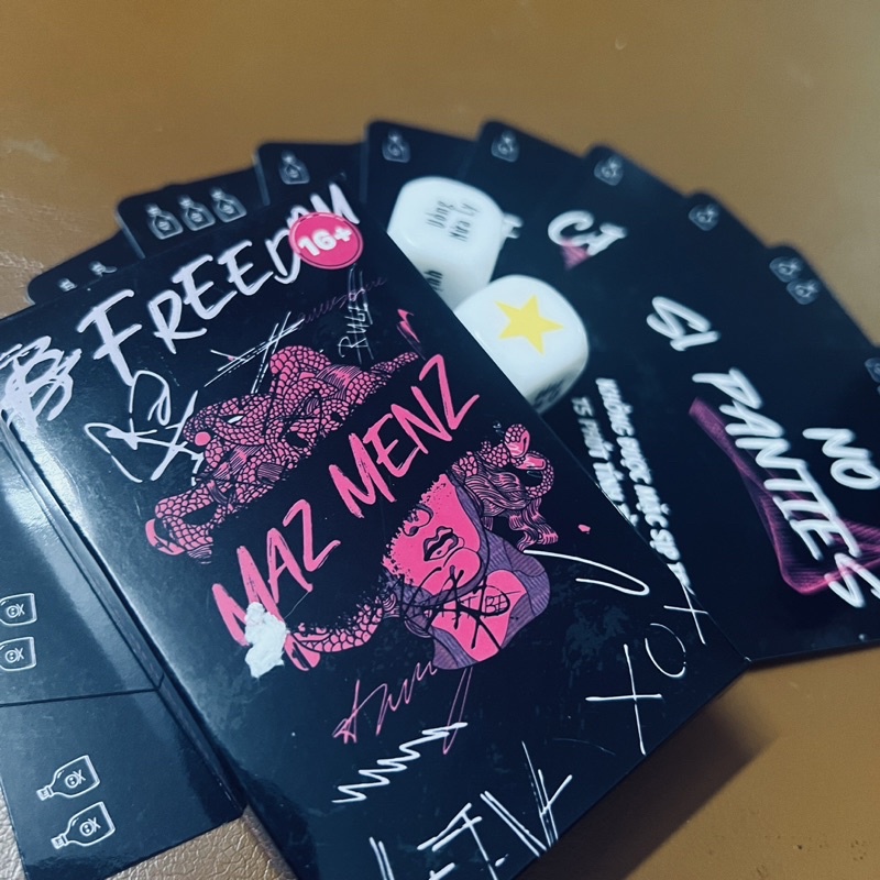 Bộ Bài Uống Rượu, Drinking Game MAZ MENZ Dành Cho Nhóm Bạn Bè 16+ - DRINKZ