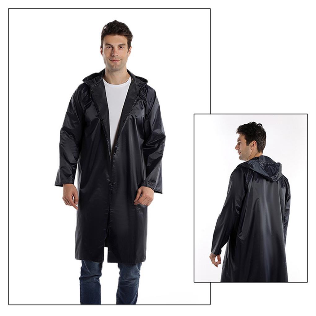 (Runbu) Áo Mưa Poncho Có Mũ Trùm Đầu Bằng PVC Polyester Keo Chống Gió Chống Nước Cho Hoạt Động Ngoài Trời