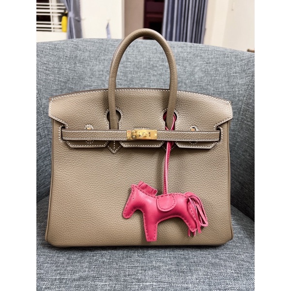 Túi xách HM B25 màu ghi bản khâu togo